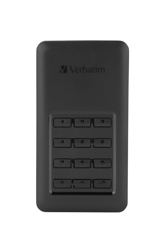 Verbatim 53402 256GB USB-C 3.1 Gen1 Keyboard Access fekete külső SSD