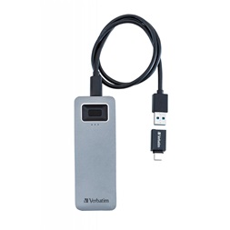 Verbatim 53656 Executive Fingerprint Secure 512GB USB 3.2 Gen 1/USB-C külső SSD
