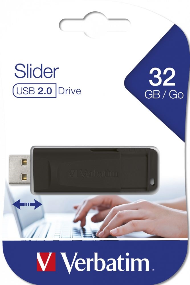 Verbatim 98697 PIN STRIPE 32GB USB 2.0 fekete Flash Drive