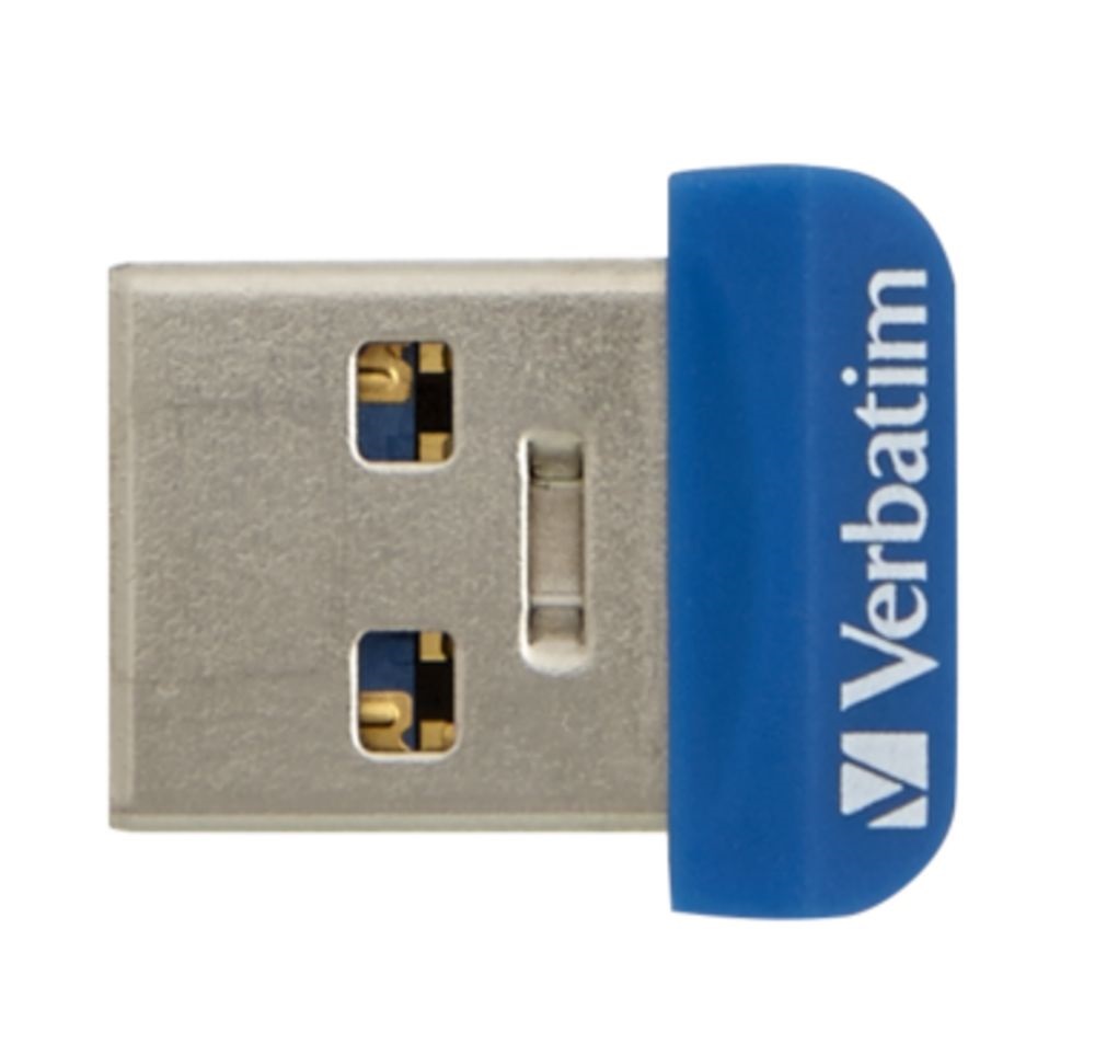 Verbatim 98710 Store `n` Stay 32GB USB 3.0 nano kék Flash Drive
