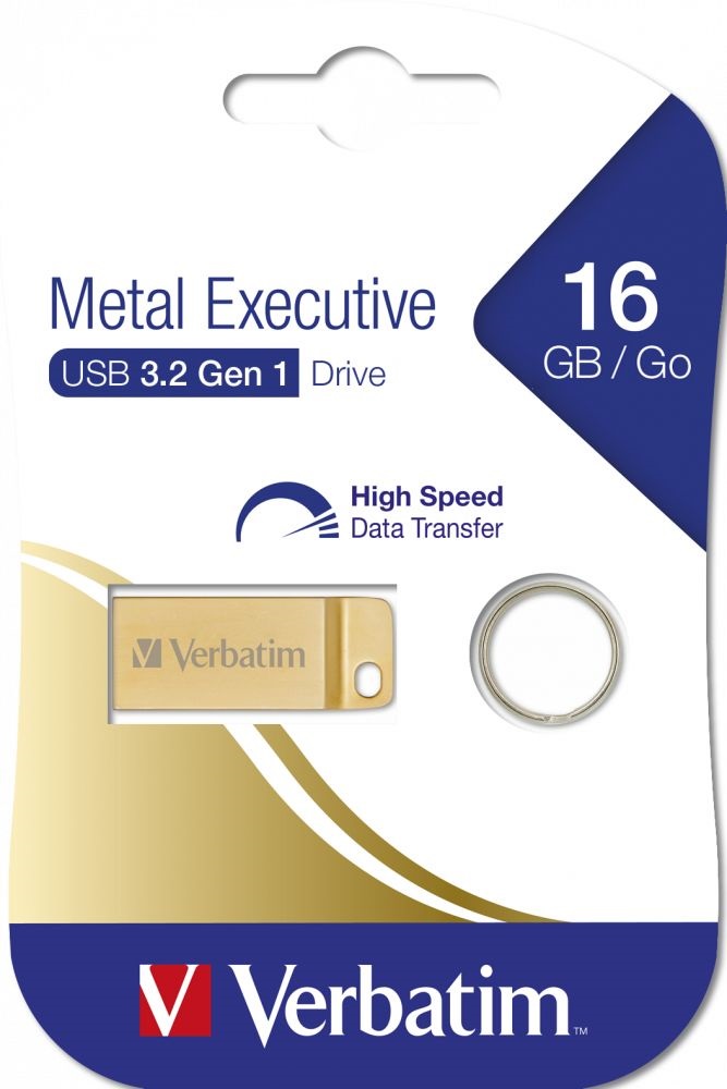 Verbatim 99104 Metal Executive 16GB USB 3.0 arany Flash Drive