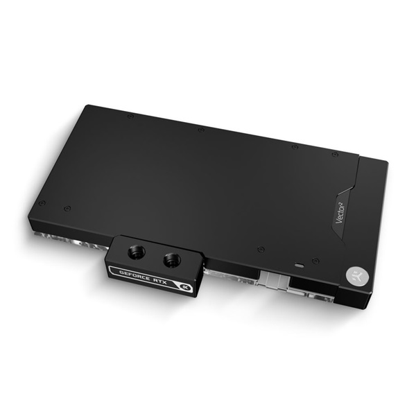 Videókártya hűtő Backplate EK WaterEK-Quantum Vector2 AMP/Trinity RTX 4080 D-RGB - Nickel + Acryl