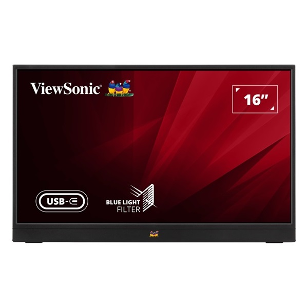 ViewSonic 15,6" VA1655 FHD IPS miniHDMI/USB-C hordozható monitor