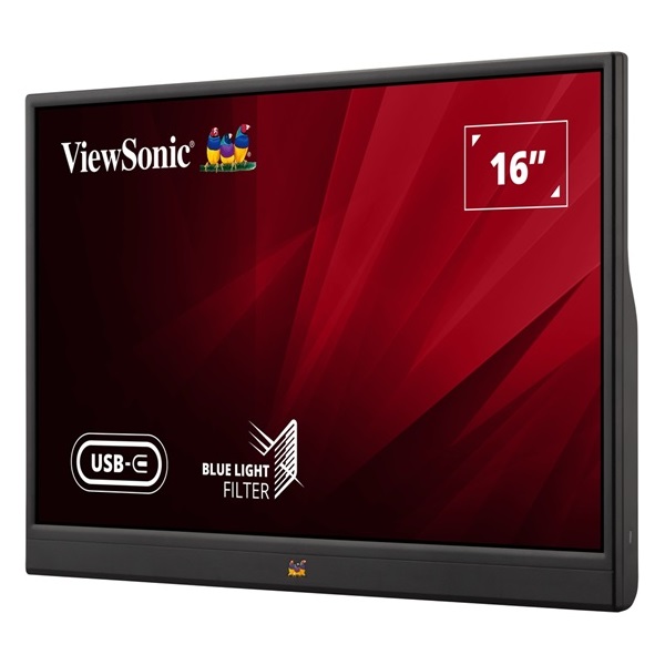 ViewSonic 15,6" VA1655 FHD IPS miniHDMI/USB-C hordozható monitor