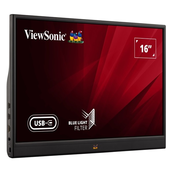 ViewSonic 15,6" VA1655 FHD IPS miniHDMI/USB-C hordozható monitor