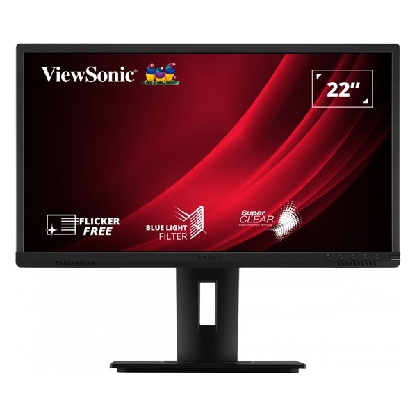 ViewSonic 22" VG2240 FHD VA DP/HDMI/USB/VGA monitor