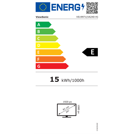 ViewSonic 23,8" VA240-H FHD IPS 100Hz HDMI/VGA monitor