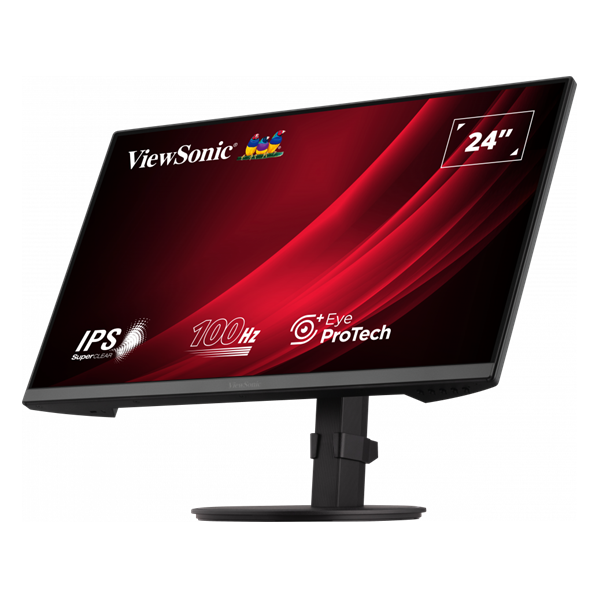 ViewSonic 23,8" VG2408A-MHD FHD IPS 100Hz DP/HDMI/VGA fekete LED monitor