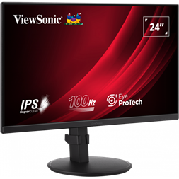 ViewSonic 23,8" VG2408A-MHD FHD IPS 100Hz DP/HDMI/VGA fekete LED monitor