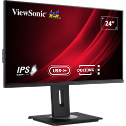 ViewSonic 23,8" VG2456 FHD IPS HDMI/DP/RJ45/USB/USB-C fekete LED monitor