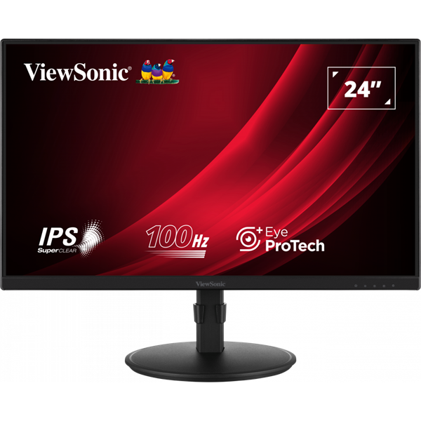 ViewSonic 24" VG2408A FHD IPS 100Hz VGA/HDMI/DP monitor
