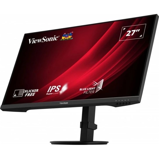 ViewSonic 27" VG2709-2K-MHD QHD IPS HDMI/DP fekete LED monitor
