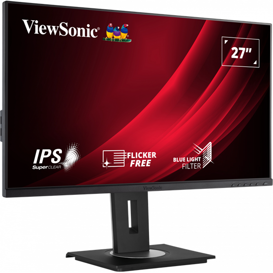 ViewSonic 27" VG2748A-2 FHD IPS VGA/HDMI/DP/USB fekete LED monitor