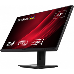 ViewSonic 27" VG2756-2K QHD IPS HDMI/RJ45/USB/USB-C/DP fekete LED monitor