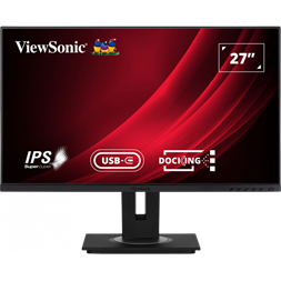 ViewSonic 27" VG2756-4K UHD IPS HDMI/DP/USB-C/USB/RJ45 fekete LED monitor