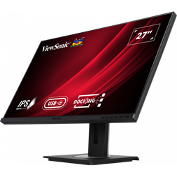 ViewSonic 27" VG2756-4K UHD IPS HDMI/DP/USB-C/USB/RJ45 fekete LED monitor