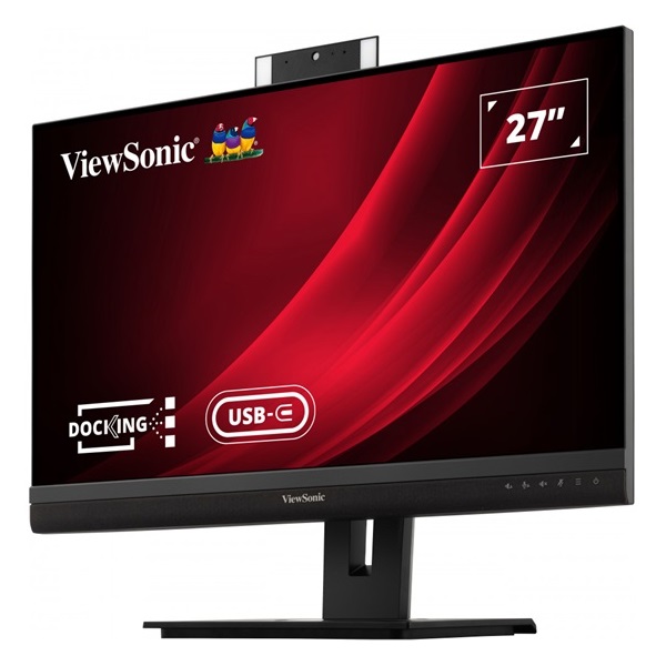 ViewSonic 27" VG2756V-2K QHD IPS HDMI/DP/R45/USB/USB-C fekete LED monitor