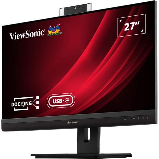 ViewSonic 27" VG2756V-2K QHD IPS HDMI/DP/R45/USB/USB-C fekete LED monitor