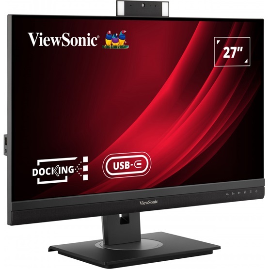 ViewSonic 27" VG2756V-2K QHD IPS HDMI/DP/R45/USB/USB-C fekete LED monitor