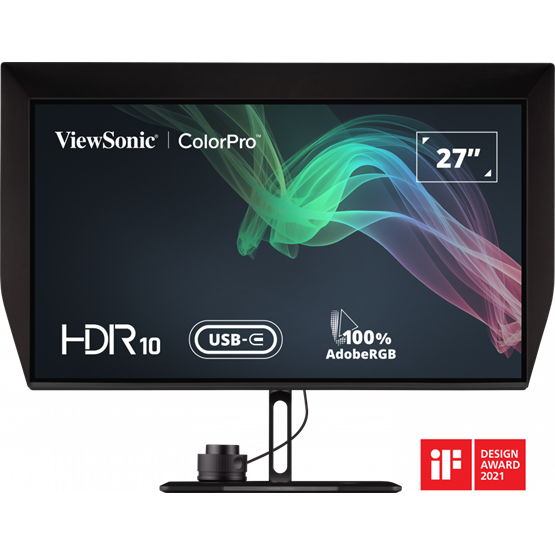 ViewSonic 27" VP2786-4K UHD IPS DP/HDMI/USB/USB-C fekete LED monitor