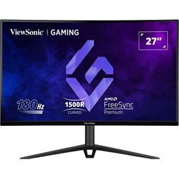 ViewSonic 27" VX2718-2KPC-MHDJ QHD VA 165Hz DP/HDMI ívelt gamer monitor