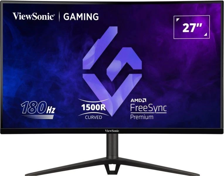 ViewSonic 27" VX2718-2KPC-MHDJ QHD VA 165Hz DP/HDMI ívelt gamer monitor