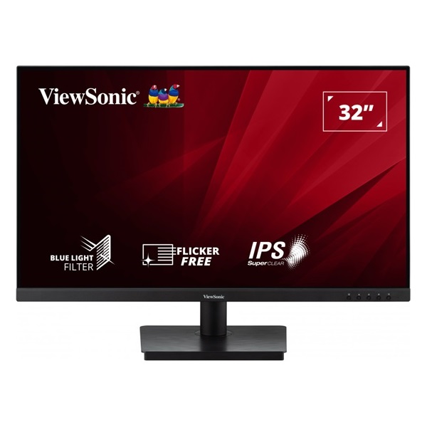 ViewSonic 31,5" VA3209-2K-mhd QHD IPS HDMI/DP fekete LED monitor