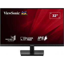 ViewSonic 31,5" VA3209-2K-mhd QHD IPS HDMI/DP fekete LED monitor