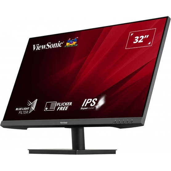 ViewSonic 31,5" VA3209-2K-mhd QHD IPS HDMI/DP fekete LED monitor