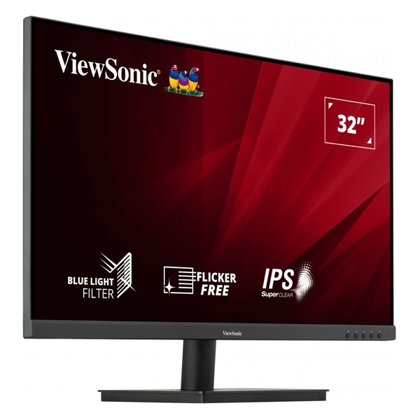 ViewSonic 31,5" VA3209-2K-mhd QHD IPS HDMI/DP fekete LED monitor