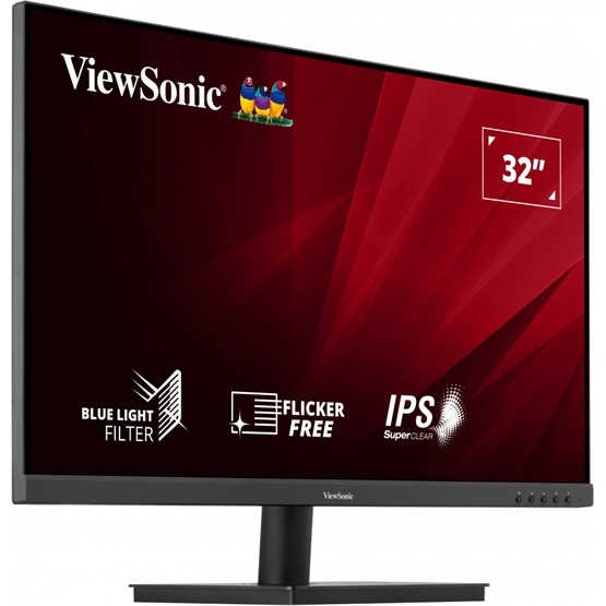 ViewSonic 31,5" VA3209-2K-mhd QHD IPS HDMI/DP fekete LED monitor