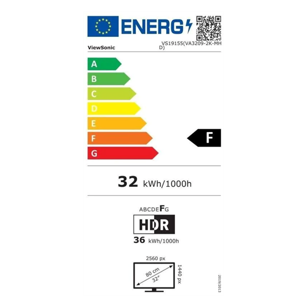 ViewSonic 31,5" VG3209-4K UHD IPS HDMI/DP fekete LED monitor
