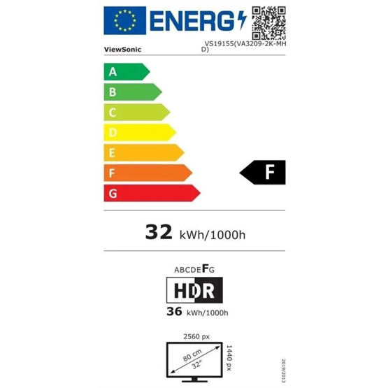 ViewSonic 31,5" VG3209-4K UHD IPS HDMI/DP fekete LED monitor