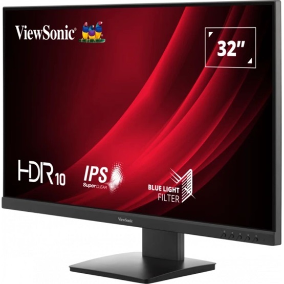 ViewSonic 31,5" VG3209-4K UHD IPS HDMI/DP fekete LED monitor