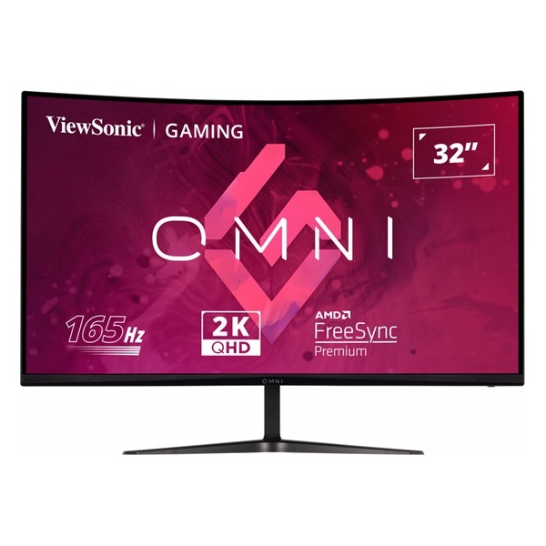 ViewSonic 31,5" VX3218C-2K QHD VA 180Hz HDMI/DP ívelt fekete gamer monitor