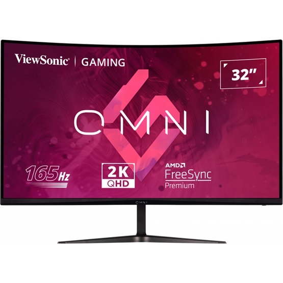 ViewSonic 31,5" VX3218C-2K QHD VA 180Hz HDMI/DP ívelt fekete gamer monitor