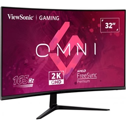 ViewSonic 31,5" VX3218C-2K QHD VA 180Hz HDMI/DP ívelt fekete gamer monitor