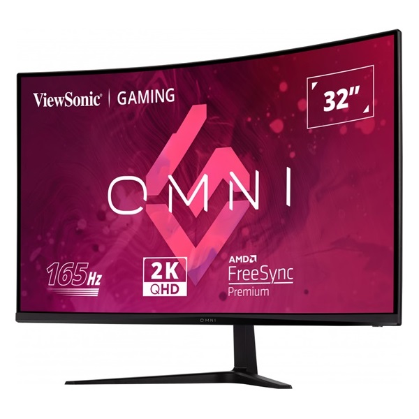 ViewSonic 31,5" VX3218C-2K QHD VA 180Hz HDMI/DP ívelt fekete gamer monitor