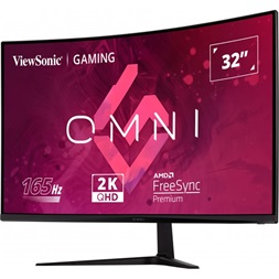 ViewSonic 31,5" VX3218C-2K QHD VA 180Hz HDMI/DP ívelt fekete gamer monitor