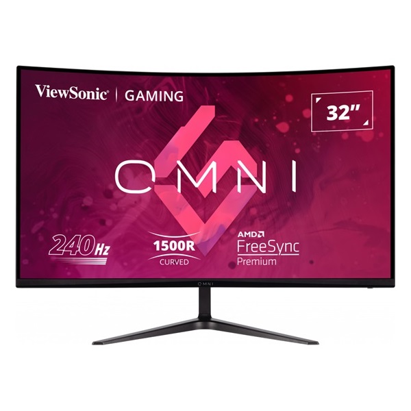 ViewSonic 31,5" VX3219-PC-mhd FHD VA 240Hz HDMI/DP ívelt gamer monitor