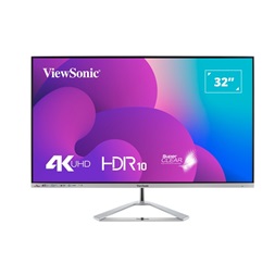 ViewSonic 31,5" VX3276-4K-MHD UHD VA HDMI/DP/miniDP fekete-ezüst LED monitor