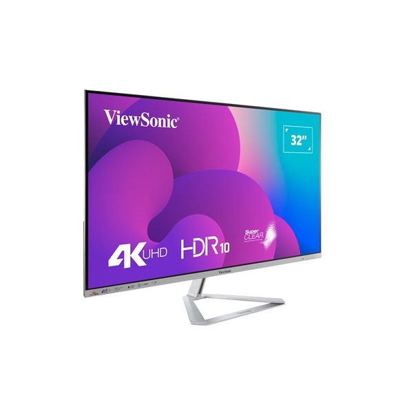 ViewSonic 31,5" VX3276-4K-MHD UHD VA HDMI/DP/miniDP fekete-ezüst LED monitor