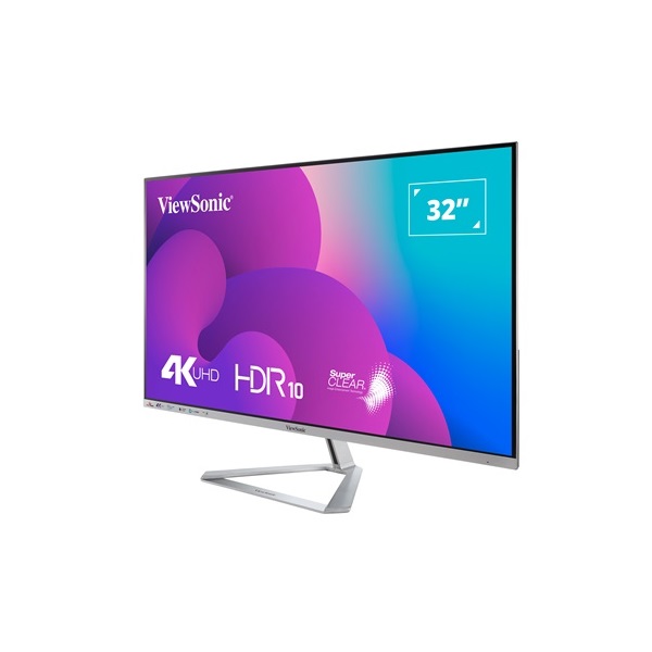 ViewSonic 31,5" VX3276-4K-MHD UHD VA HDMI/DP/miniDP fekete-ezüst LED monitor