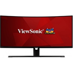 ViewSonic 34" VX3418-2KPC WQHD VA 144Hz HDMI/DP fekete ívelt monitor