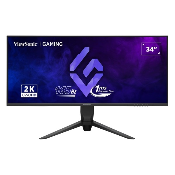 ViewSonic 34" VX3480-2K-PRO UWQHD VA 165Hz DP/HDMI/USB gamer monitor