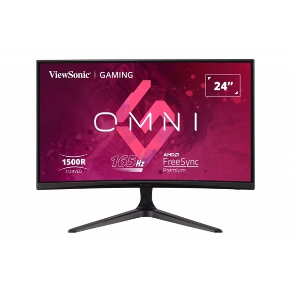 ViewSonic 23,6" VX2418C FHD VA VGA/HDMI/DP ívelt monitor