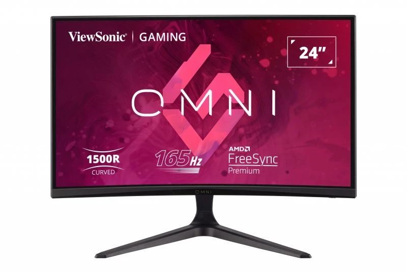 ViewSonic 23,6" VX2418C FHD VA VGA/HDMI/DP ívelt monitor