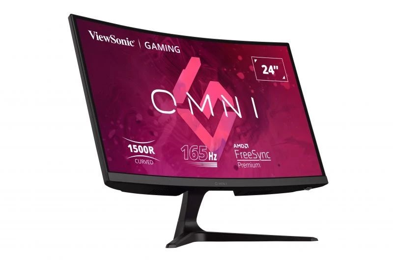 ViewSonic 23,6" VX2418C FHD VA VGA/HDMI/DP ívelt monitor