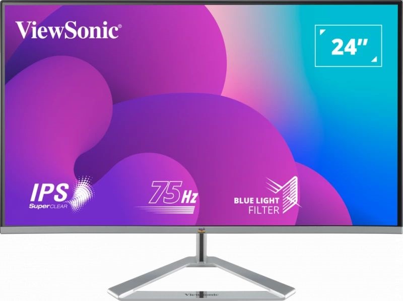 ViewSonic 23,8" VX2476-SMH FHD IPS HDMI/VGA ezüst monitor