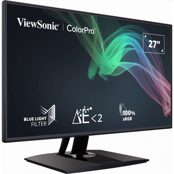 ViewSonic 27" VP2768 QHD IPS HDMI/DP/USB monitor